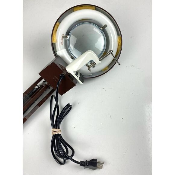Vtg Underwriters Laboratories Medical Portable Magnifying Lamp LTS E78751 wClamp - Picture 5 of 12